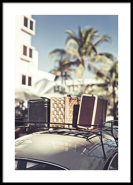 Vintage Travel Car Affiche dans le groupe Affiches / Photographie chez Desenio AB (10643)