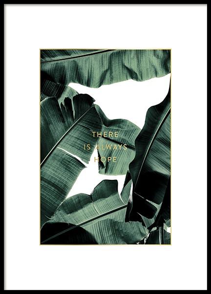 Always Hope Poster in der Gruppe Poster / Typografie Poster bei Desenio AB (10899)