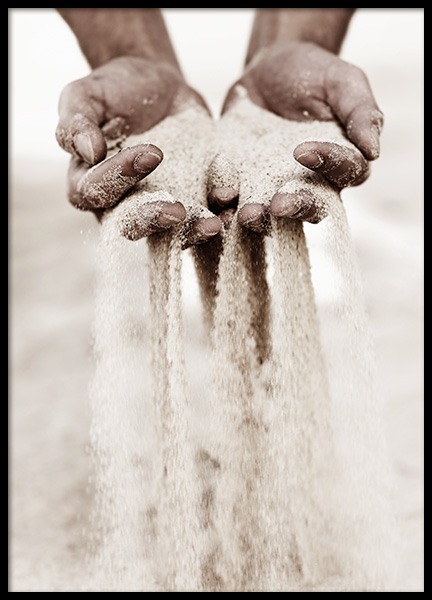 Sand Slipping Through Affiche dans le groupe Affiches / Photographie chez Desenio AB (12338)