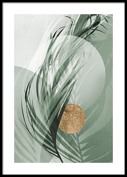Graphic Palm Leaf No1 Affiche dans le groupe Affiches / Photographie chez Desenio AB (12587)