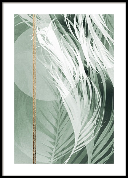 Graphic Palm Leaf No2 Affiche dans le groupe Affiches / Photographie chez Desenio AB (12588)