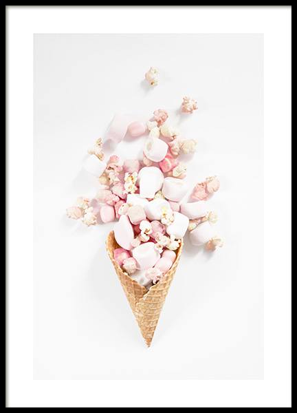 Candy Cone Poster in der Gruppe Poster / Küchenposter bei Desenio AB (12708)