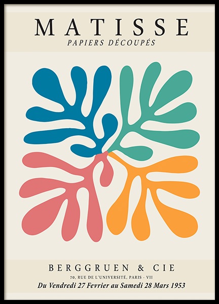 Matisse Papiers Poster nel gruppo Poster / Grafica presso Desenio AB (14497)