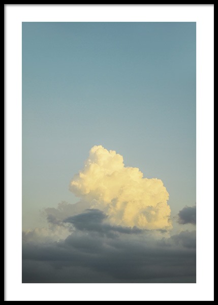 Dreamy Clouds Yellow Affiche dans le groupe Affiches / Photographie chez Desenio AB (14686)
