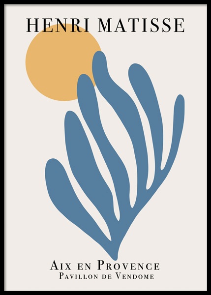 Matisse Inspired Cutout Affiche dans le groupe Affiches / Art chez Desenio AB (14750)