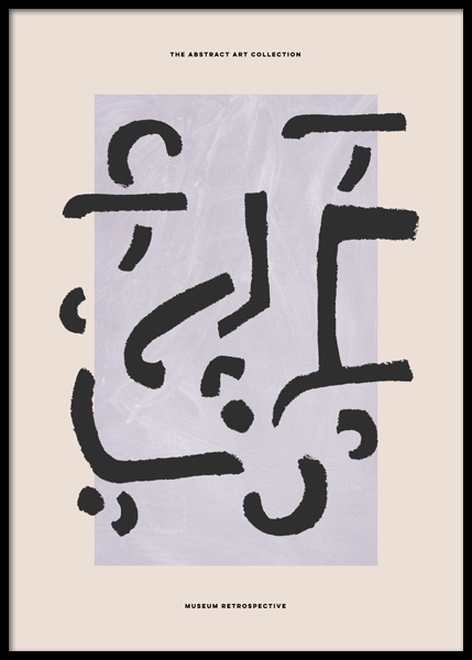 Lilac Abstract Poster nel gruppo Poster / Arte presso Desenio AB (14767)