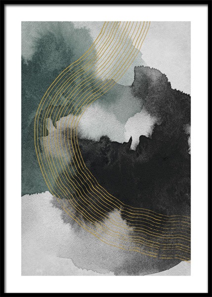 Ash and Moss No2 Poster in der Gruppe Poster / Kunstdrucke / Abstrakte Kunst bei Desenio AB (14918)