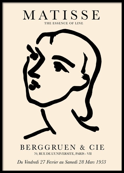 Matisse Inspired Poster in der Gruppe Poster / Kunstdrucke bei Desenio AB (14923)