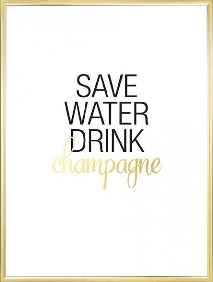 Poster mit Text und Gold online