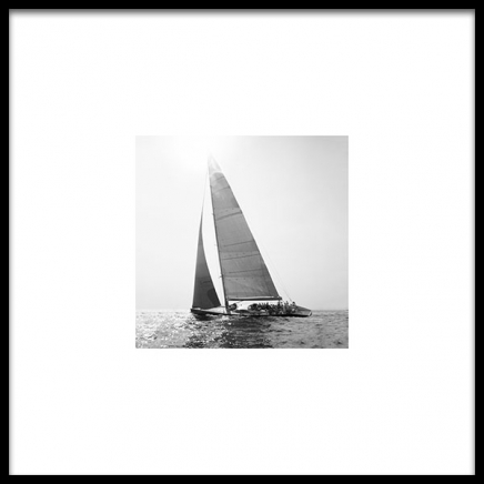 Sailboat Poster nel gruppo Poster / Bianco e nero  presso Desenio AB (8909)