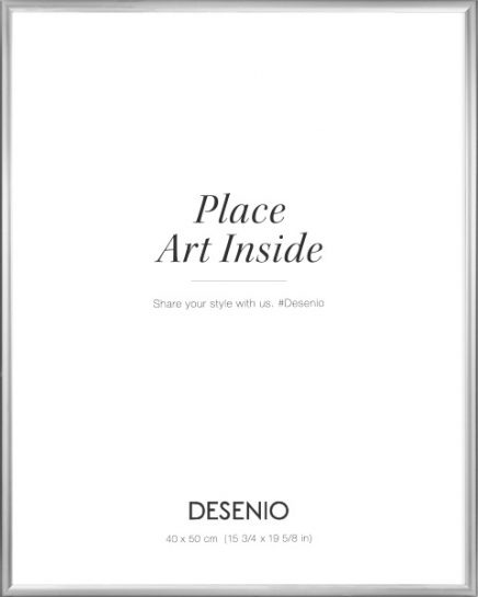 Bilderrahmen Silber, 40x50