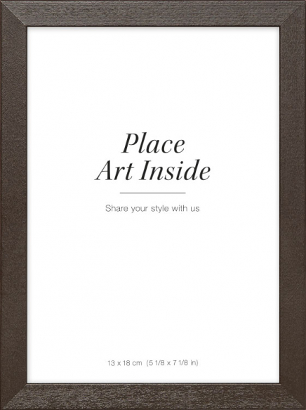 Cadre en bois foncé, 13x18