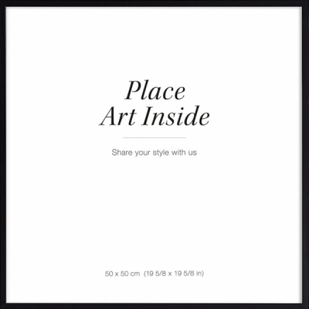 Cadre noir, 50x50cm