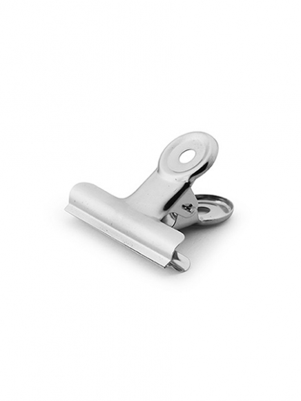 Clip per poster argentata, medium