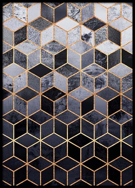 Daydream Cubes Poster nel gruppo Poster / Arte presso Desenio AB (pre0021)