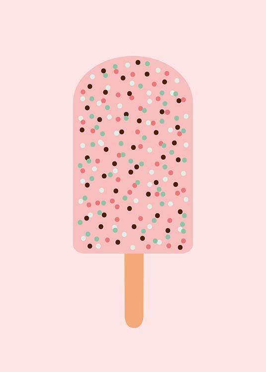 Sprinkle Ice Cream Affiche