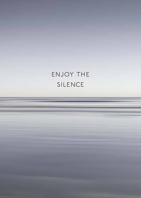 Enjoy The Silence Poster / Naturmotive bei Desenio AB (10300)