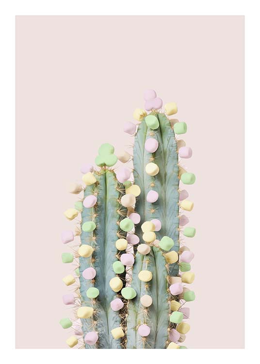 Candy Cactus Poster / Kinder bei Desenio AB (10340)