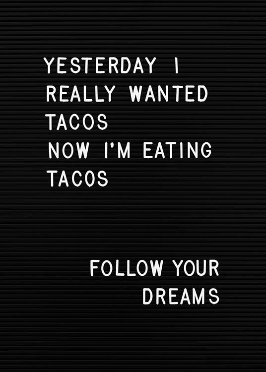 Taco Dreams Affiche