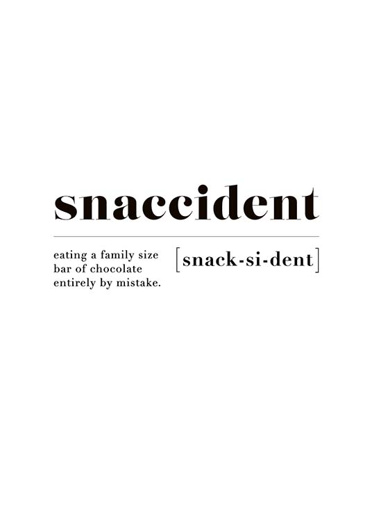 Snaccident Affiche