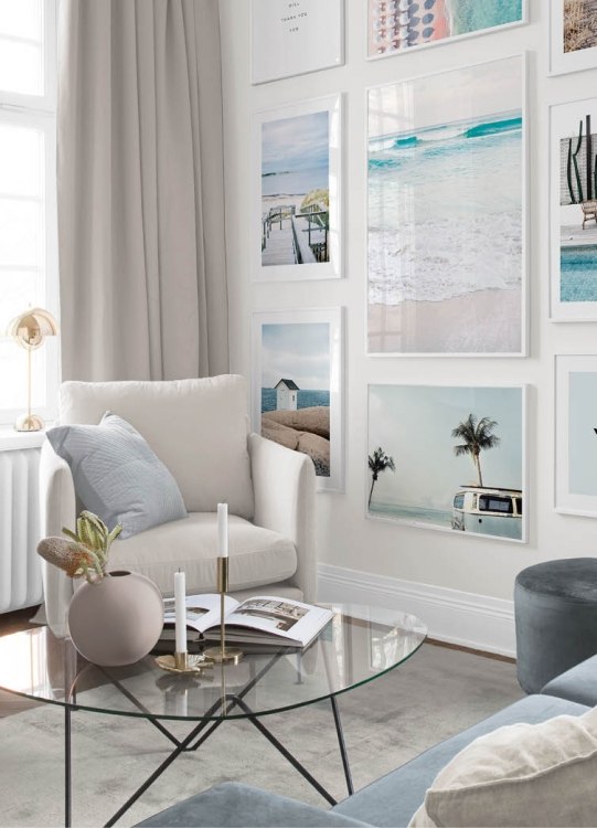 Dreamy Pastel Beach No1 Poster / Quadri tropicale presso Desenio AB (10630)