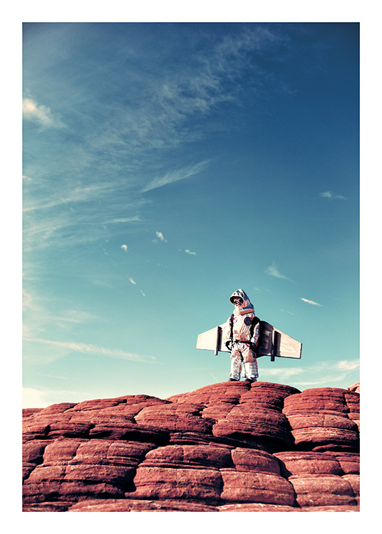 Little Astronaut Poster