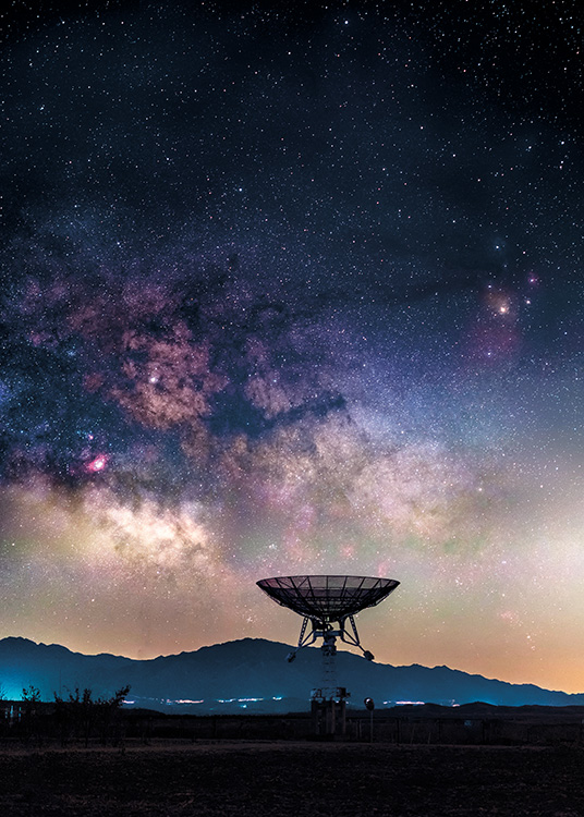 Radio Telescope Poster / Naturmotive bei Desenio AB (11168)