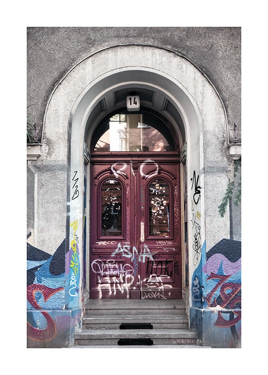 Graffiti Poster / Architektur bei Desenio AB (11411)