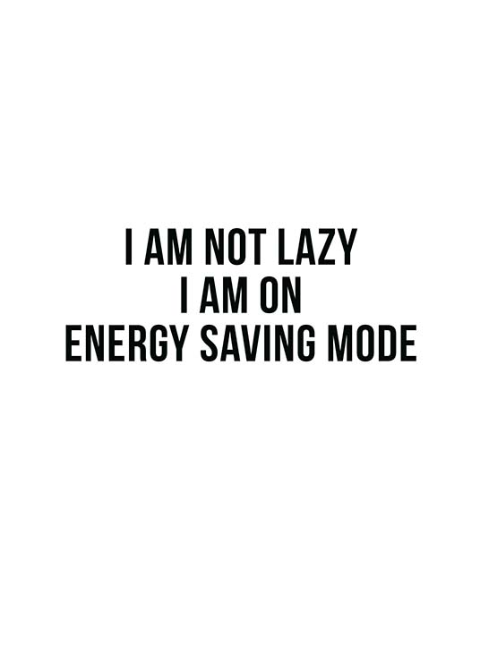 Energy Saving Affiche