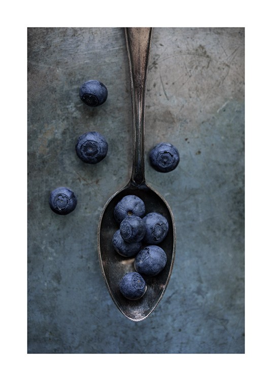 Sweet Blueberries Affiche