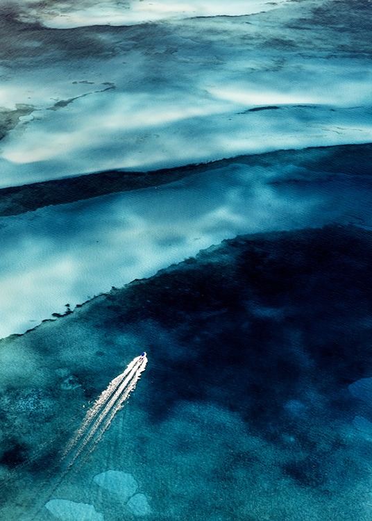Aerial Ocean Poster / Tropisch bei Desenio AB (12070)