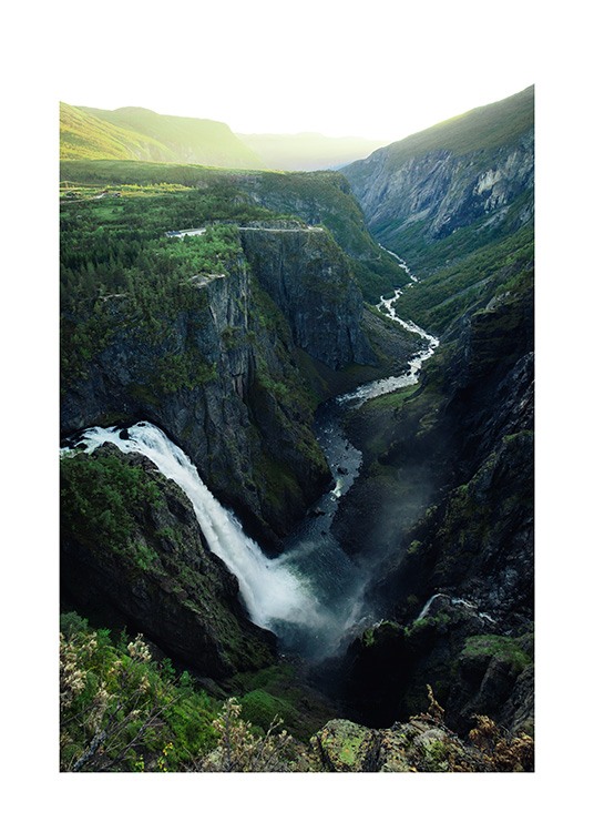 Vøringfossen Waterfall Poster / Naturmotive bei Desenio AB (12079)