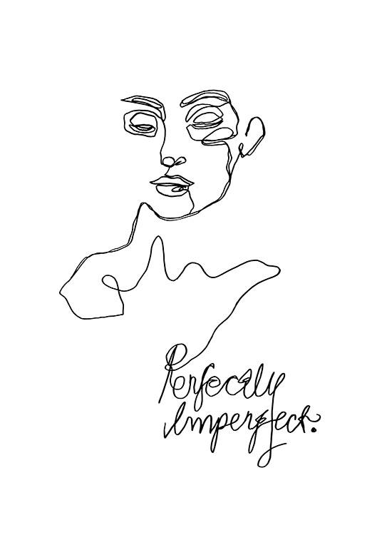 Imperfect Line Art Poster / Illustration bei Desenio AB (12359)