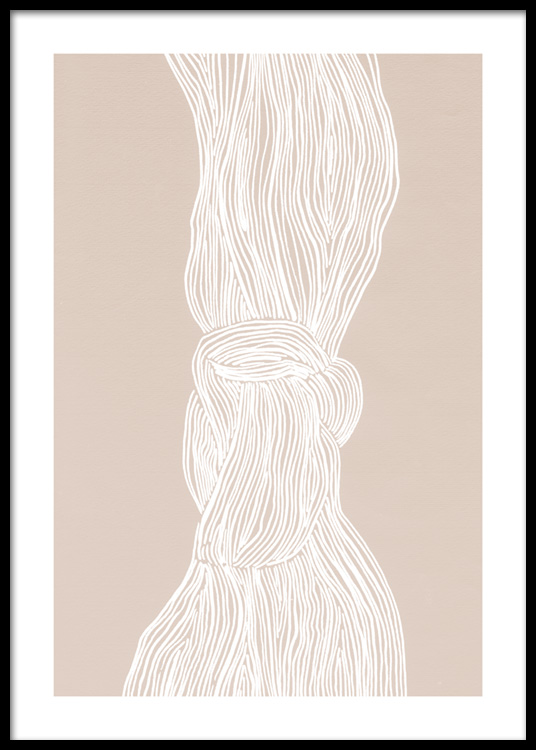 White Flow Affiche / Art chez Desenio AB (12509)