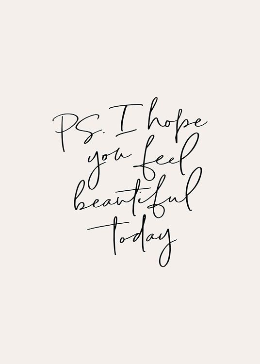 Feel Beautiful Poster