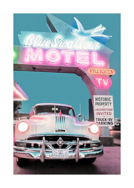 Blue Swallow Motel Affiche
