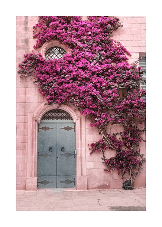Pink Flower Wall (30x40)