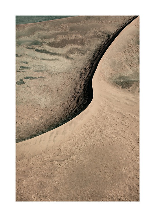 Abstract Sand Dune Poster