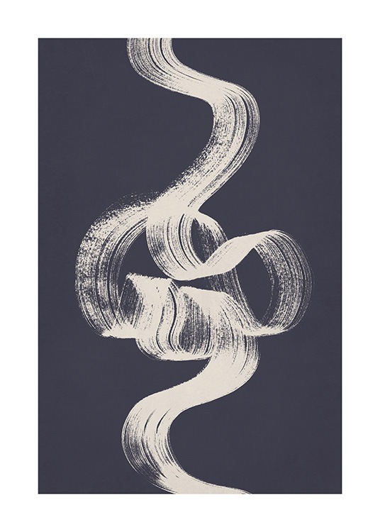 Bold Brush No1 Affiche