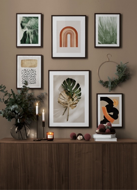 Gold Monstera No1 Poster / Monsteras bei Desenio AB (13667)