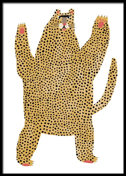 Cheetah Pal Poster / Tierzeichnungen bei Desenio AB (13941)