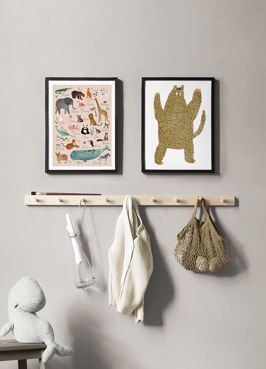 Cheetah Pal Poster / Tierzeichnungen bei Desenio AB (13941)