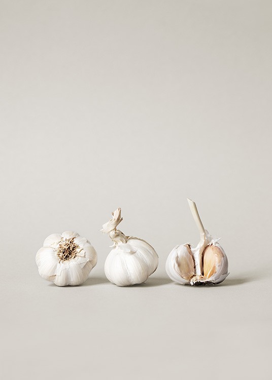 Garlic in a Row Affiche