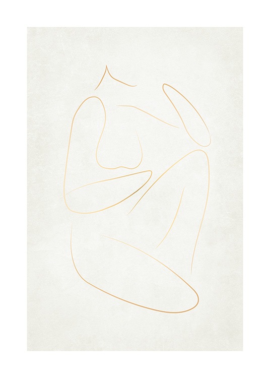 Golden Body No1 Affiche