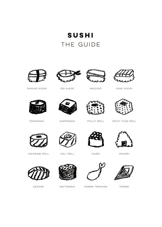 Sushi Guide Affiche