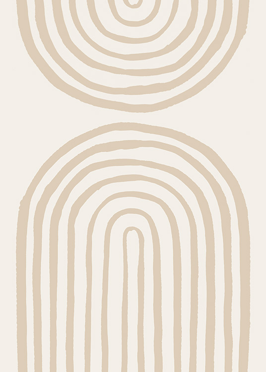 Painted Arches No1 Affiche