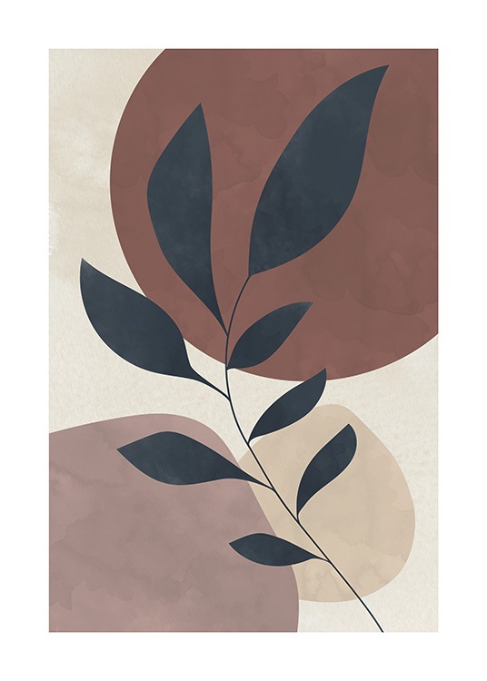 Branch Silhouette No2 Poster