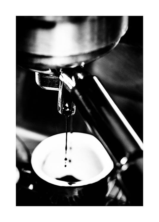 Espresso In the Making Affiche
