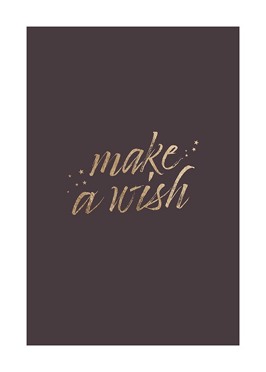 Make a Wish Poster