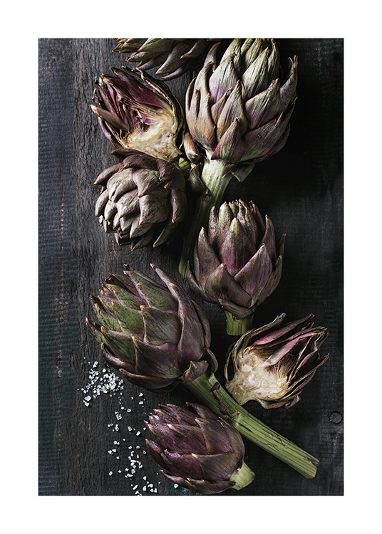 Artichokes And Salt Affiche